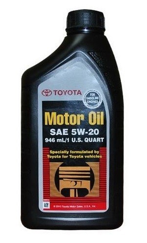 Основное фото Toyota Motor Oil SN 5W-20 (USA) 0.946 л. 00279-1QT20-01 (п/синт)