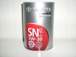 Основное фото Toyota Motor Oil SN/CF 5W-30 (г/крек) 1л. 08880-10706