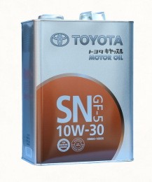 Основное фото Toyota Motor Oil SN/CF 10w-30 (г/крек) 4л. 08880-10805