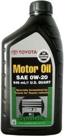 Основное фото Toyota Motor Oil SМ 0W-20 (USA) 0.946 л. 00279-0WQTE-01