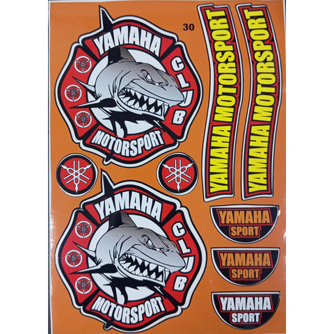 Дополнительное фото товара Наклейки ассортимент бренд YAMAHA