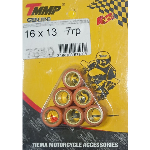 Дополнительное фото товара Ролики вариатора (компл. 6шт) 16x13 7,0гр