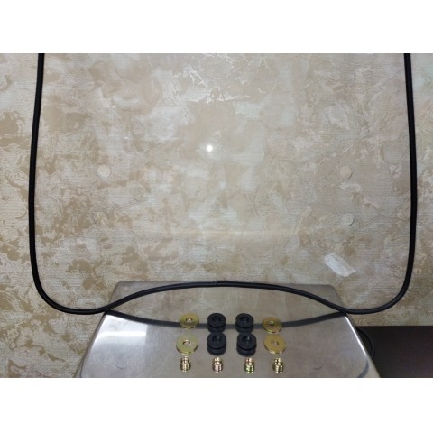 Дополнительное фото товара Стекло ветровое T125, T150 (универсальное, с креплением)