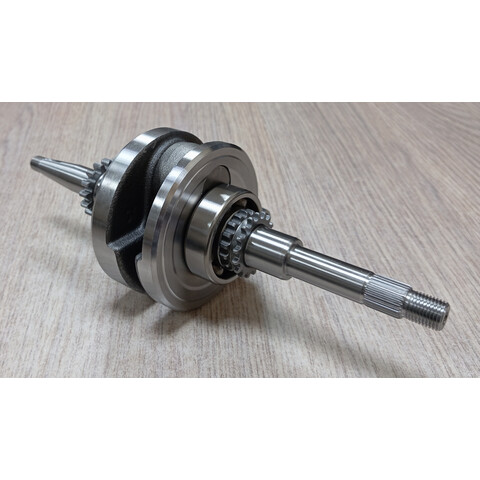 Дополнительное фото товара Коленвал 4T двигатель 139QMB 50сс, 80cc в сборе с подшипниками SEE TW